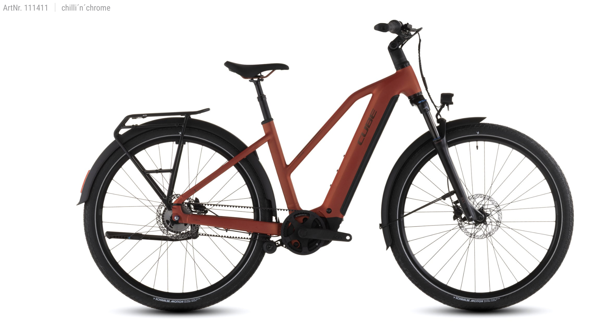 111411 Cube Touring Hybrid Comfort SLX 800 - Trapeze 54cm